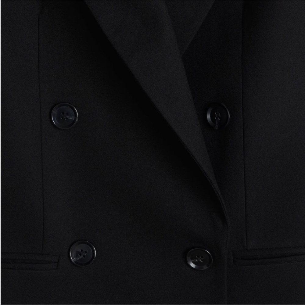 Mango Double-Breasted Structured Blazer - image 5